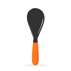 Very Simple flat 2D icon whisk isolated on a white background, vector, flat design, vector, flat design, animation design, flat 2D icon, minimalist design, vector
