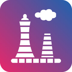 Air Pollution icon style