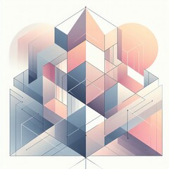 Obraz premium Geometry of Dawn