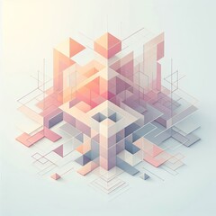 Obraz premium Geometry of Dawn 