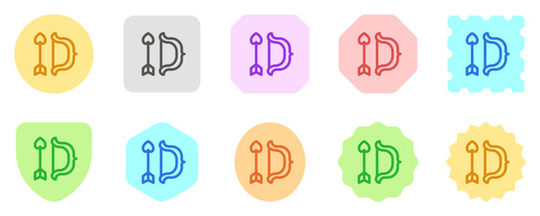 Editable cupid arrow vector icon. Wedding, valentine, love, celebration. Part of a big icon set family. Perfect for web and app interfaces, presentations, infographics, etc