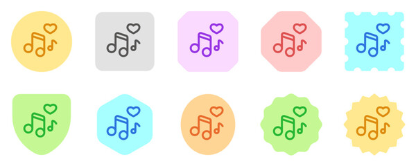 Editable love songs vector icon. Wedding, valentine, love, celebration. Part of a big icon set family. Perfect for web and app interfaces, presentations, infographics, etc