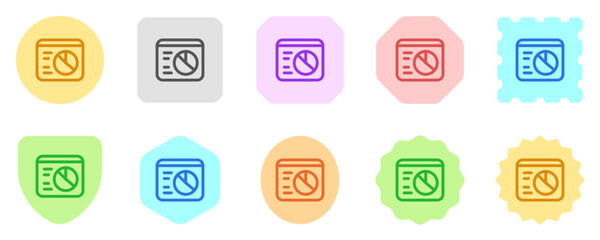 Editable SEO dashboard vector icon. SEO, marketing, business. Part of a big icon set family. Perfect for web and app interfaces, presentations, infographics, etc