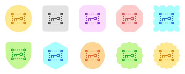 Editable keyword data vector icon. SEO, marketing, business. Part of a big icon set family. Perfect for web and app interfaces, presentations, infographics, etc
