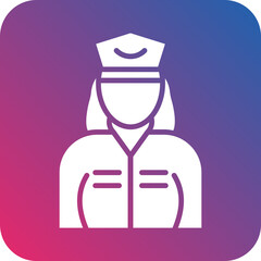 Marine Female icon style