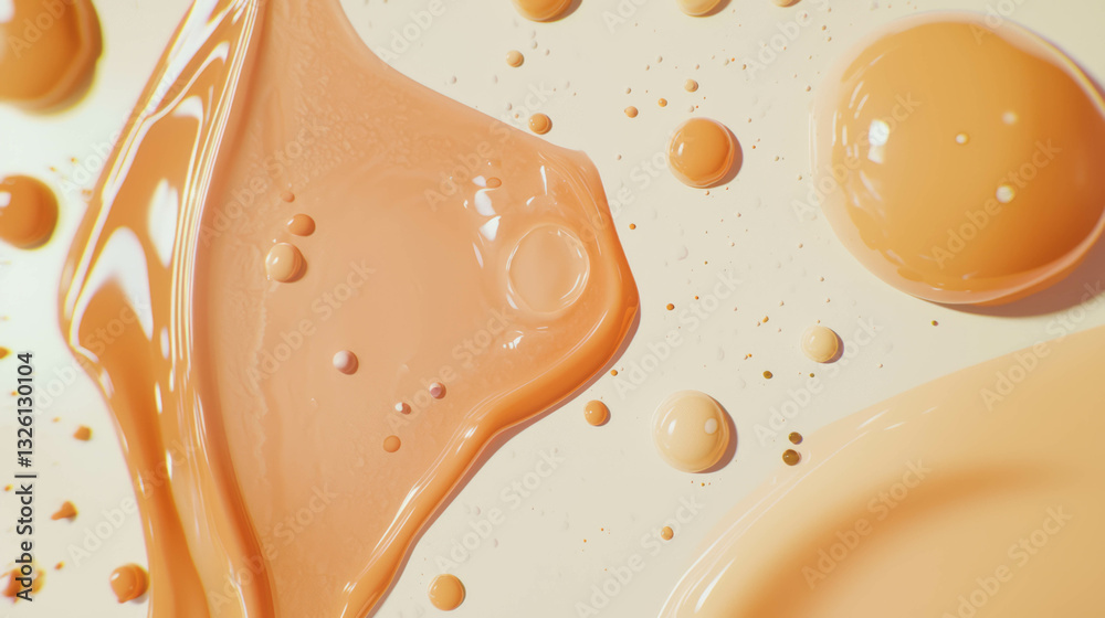 Poster vivid abstract patterns of liquid shades for creative design and art projects