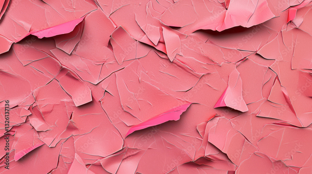 Poster Realistic abstract red paper texture for creative design projects