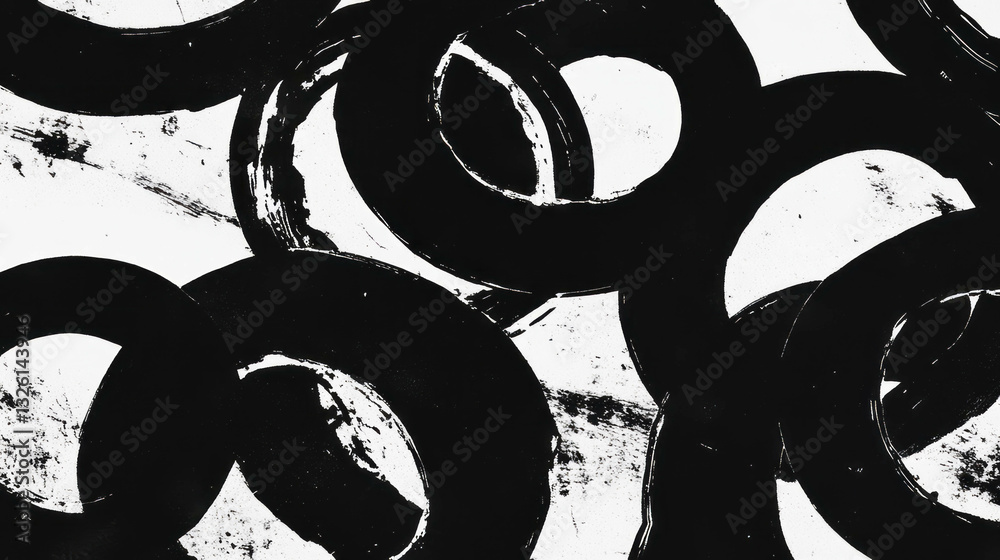 Poster abstract coffee stain circles texture for artistic design and backgrounds