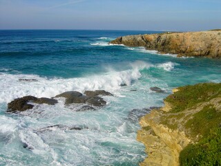 Paisagem da costa marítima