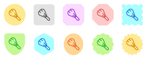 Editable blush brush vector icon. Cosmetics, makeup, skincare, beauty. Part of a big icon set family. Perfect for web and app interfaces, presentations, infographics, etc