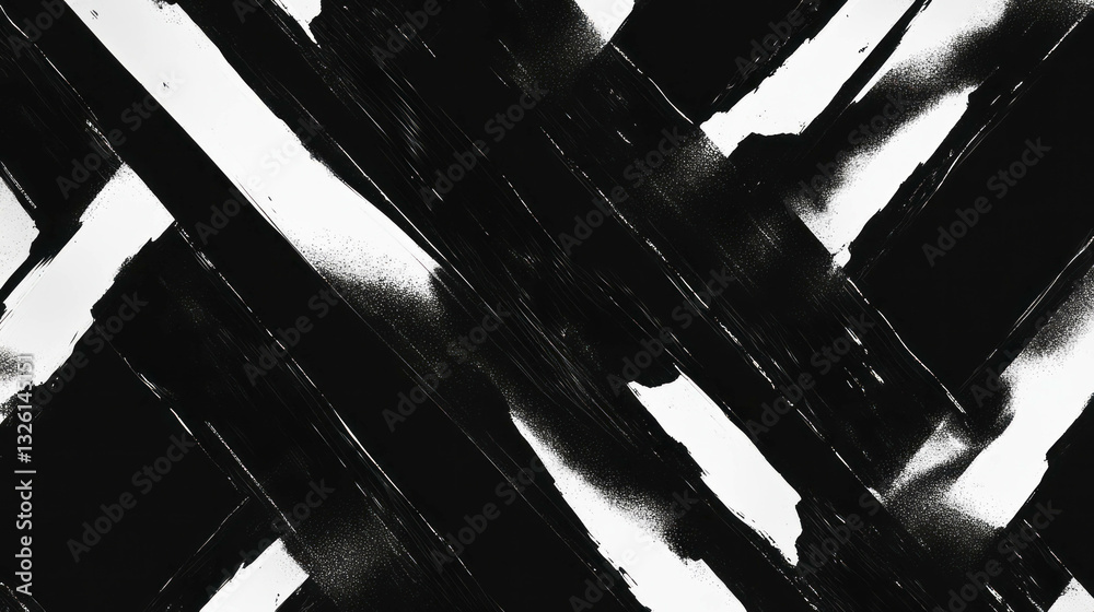 Poster Abstract dirty scanner texture with off-register color pattern for creative background design