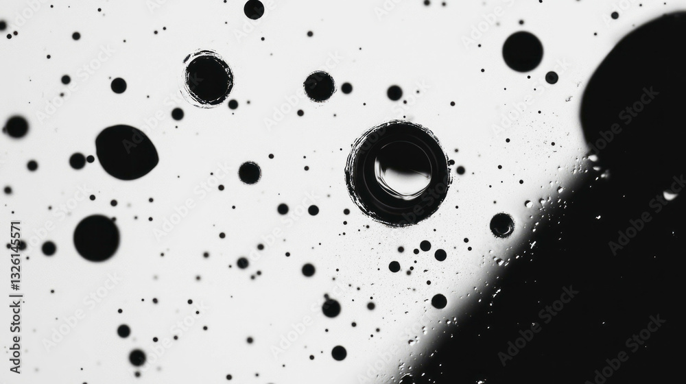 Poster abstract texture of staple holes and tears with grunge elements for creative design