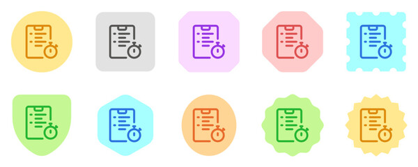 Editable assignment, quiz, task vector icon. Online learning, course, tutorial. Part of a big icon set family. Perfect for web and app interfaces, presentations, infographics, etc