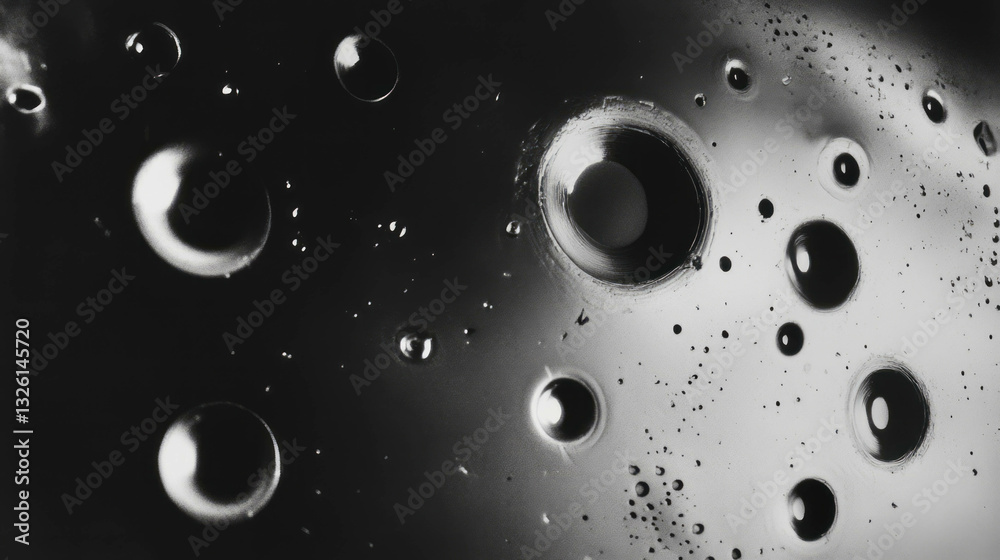 Poster abstract texture of staple holes and tears with dirty scanner effect