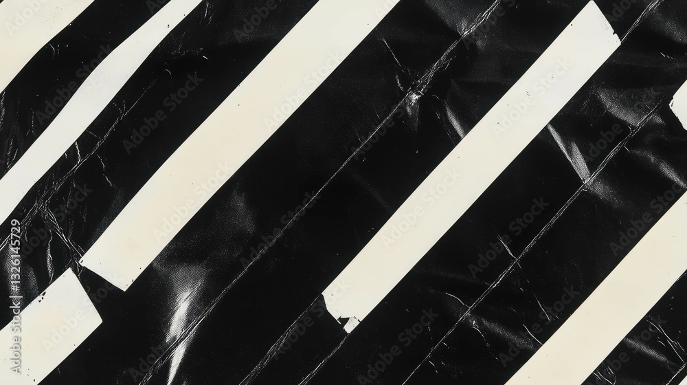 Poster grunge texture with tape marks and discoloration for artistic background