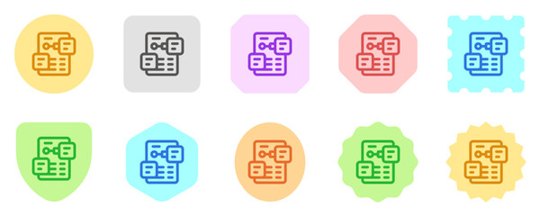 Editable design prototype, ui, ux vector icon. Part of a big icon set family. Perfect for web and app interfaces, presentations, infographics, etc