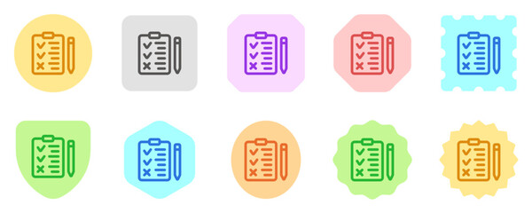 Editable task, checklist vector icon. Part of a big icon set family. Perfect for web and app interfaces, presentations, infographics, etc