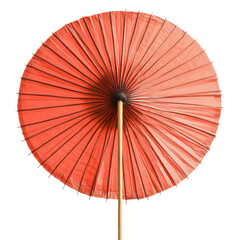 Elegant Paper Umbrella Outdoor Events on transparent background.