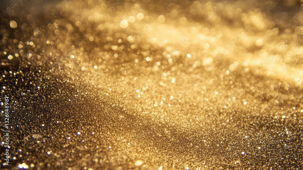 Poster metallic dust and shimmer texture with grunge effect for creative design