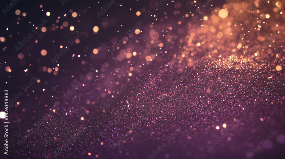 Aufkleber glittering metallic dust texture with shimmering grunge effect for design and decoration