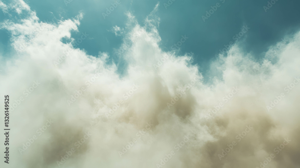 Poster atmospheric dust and cloud texture for creative design projects