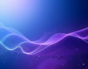 Abstract background of modern tech gradient waves 