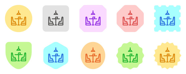 Editable restaurant seat vector icon. Food, restaurant. Part of a big icon set family. Perfect for web and app interfaces, presentations, infographics, etc