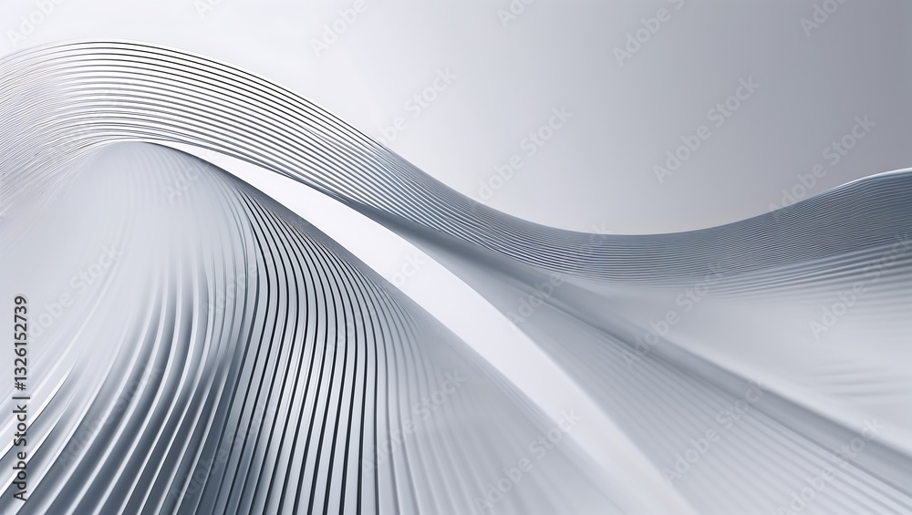 Poster design a geometric background with thin parallel lines creating a gradient effect, symbolizing smoot
