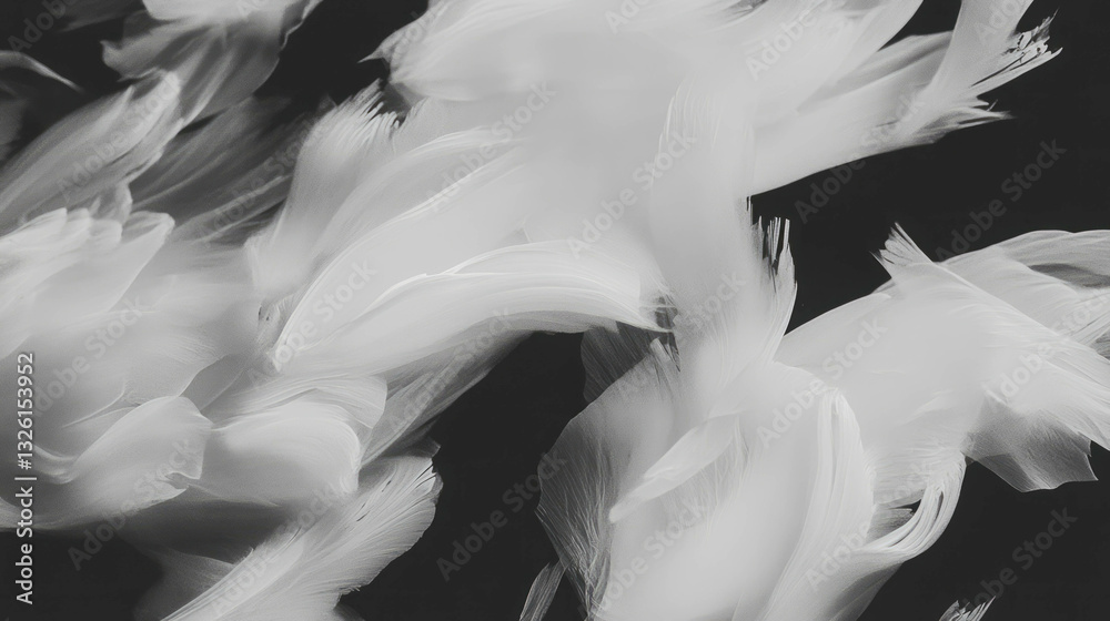 Aufkleber abstract ink bleed and feathering texture with lo fi vibes for artistic design