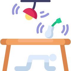 Earthquake Safety Icon