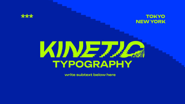 Kinetic Bold Typography Titles