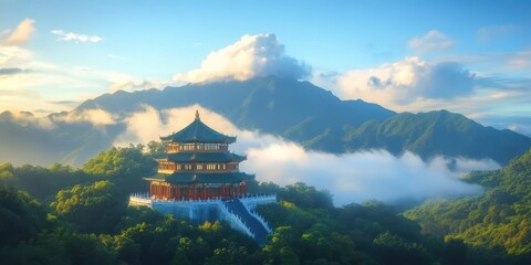 Obraz premium China travel banner