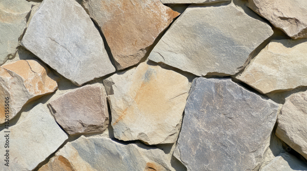 Poster Textured stone patterns for natural design and architecture inspiration