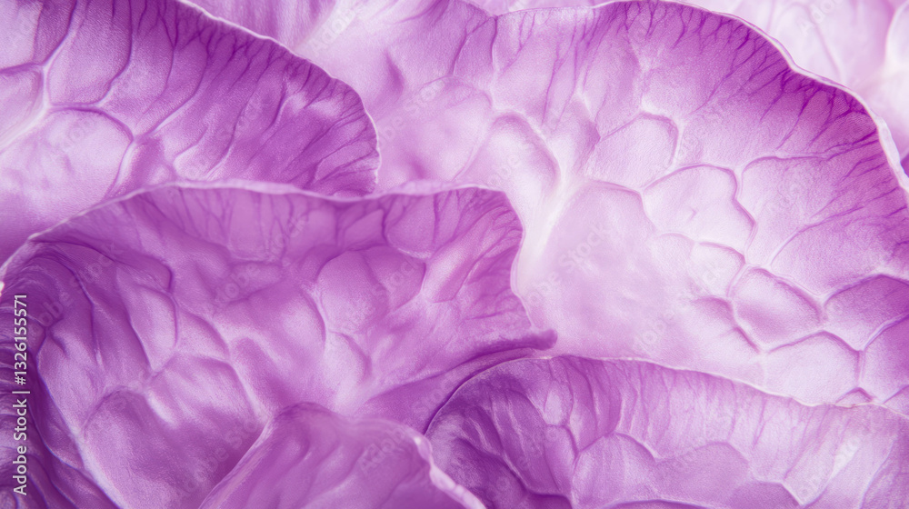 Poster macro shot of purple vegetable skin texture highlighting intricate patterns for artistic design