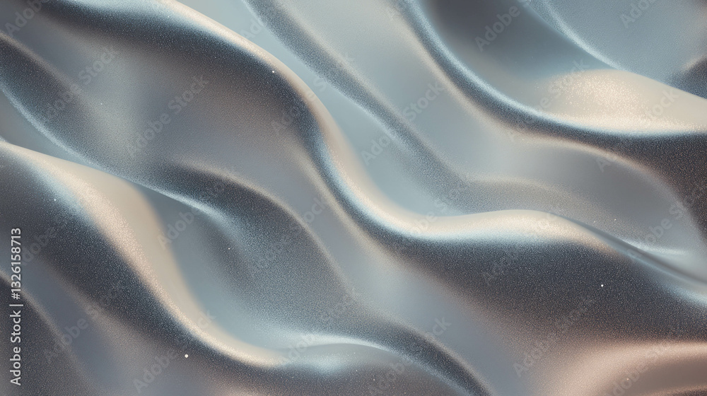 Poster Abstract beryllium texture with light waves and chaotic patterns