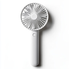 Handheld Fan isolated on white background.