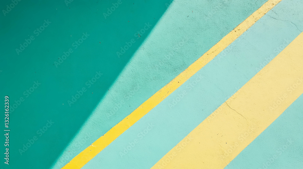 Poster abstract texture of color banding and lines in vibrant chaos