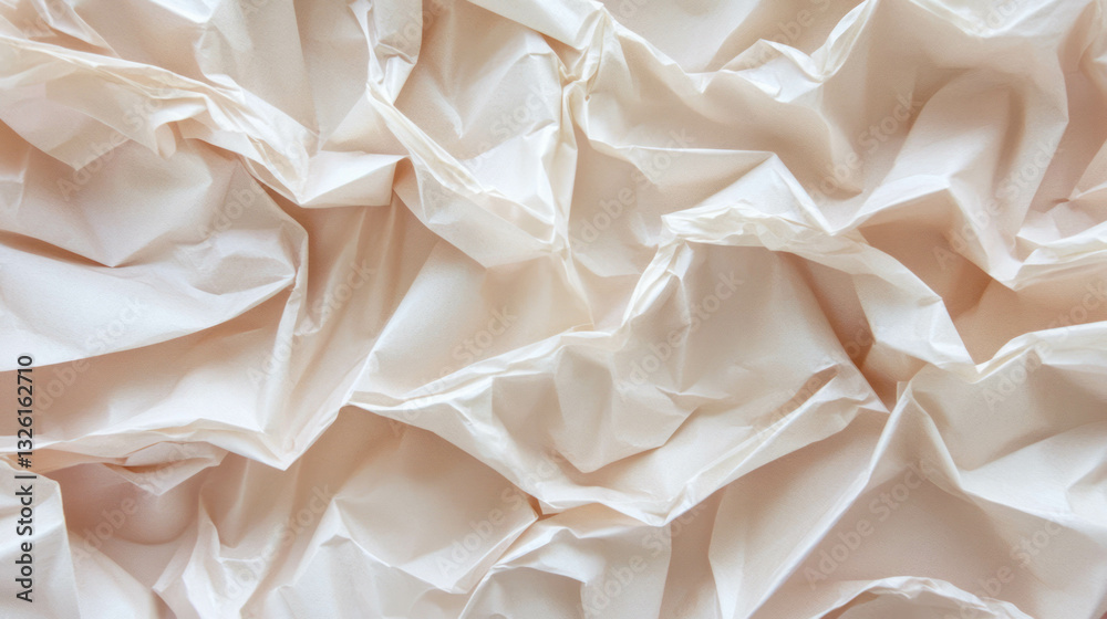 Poster abstract background with crumpled craft paper texture for design