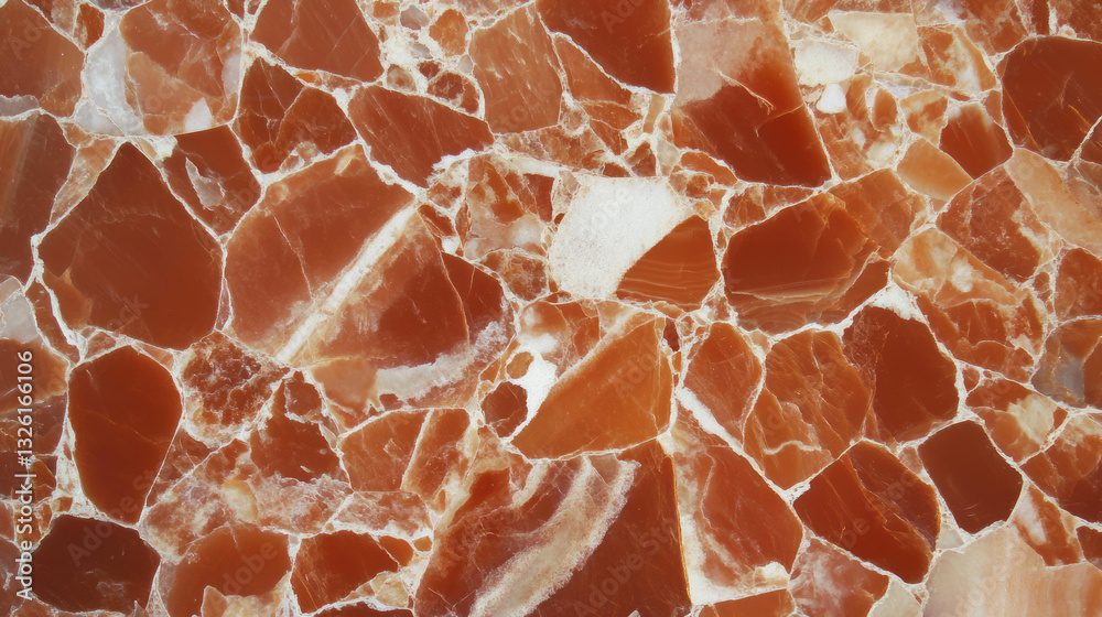 Poster Intricate jasper texture with natural patterns and abstract chaos