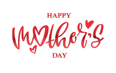 Lettering about mom. Happy Mother's Day - cute trendy hand dtawm doodle lettering
print. T-shirt design, mug print, sticker.