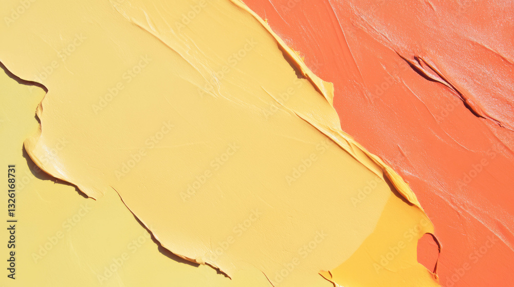 Poster warm orange and yellow gradient texture for artistic backgrounds and design projects