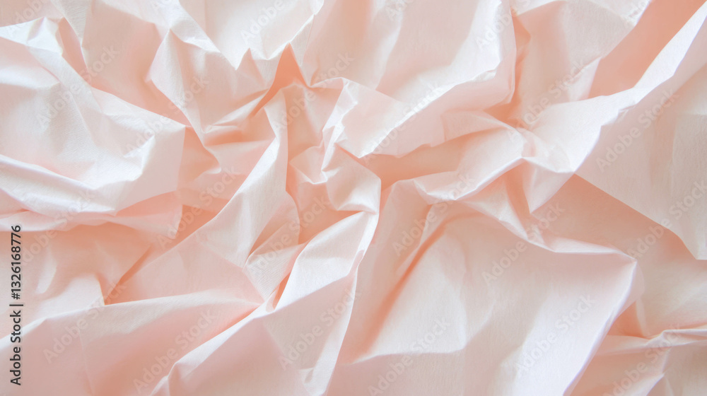 Poster abstract origami paper texture with chaotic folds for creative design