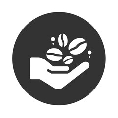 Coffee Beans 1 - Logo Icon BW-01