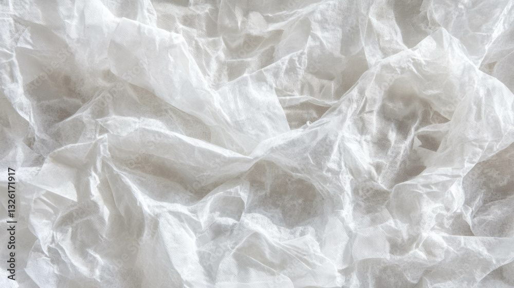 Poster chaotic pattern of rice paper texture with natural fibers for artistic backgrounds