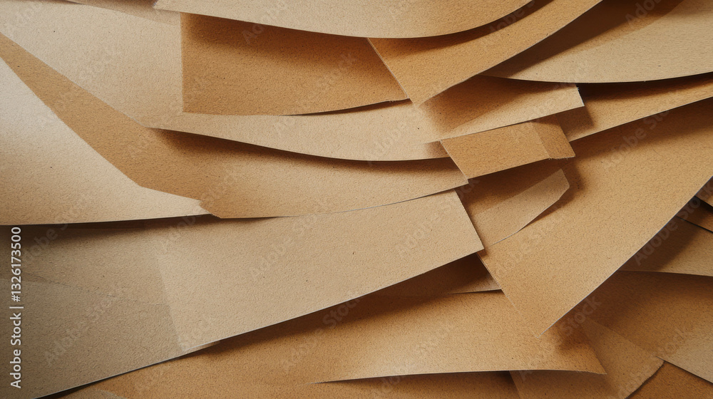 Poster textured sandpaper sheets for efficient storage and organization in craft and diy projects