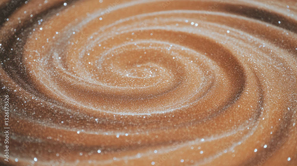 Aufkleber Sandpaper texture with swirl marks and directional lines for design and background