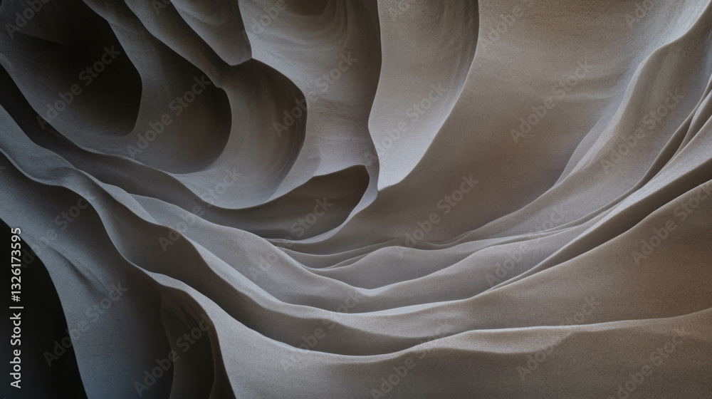 Poster Abstract chaos in sandstone layers - texture and patterns for design