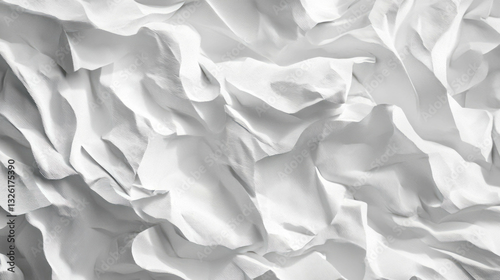 Poster Abstract texture of crumpled paper with chaotic patterns for creative design projects