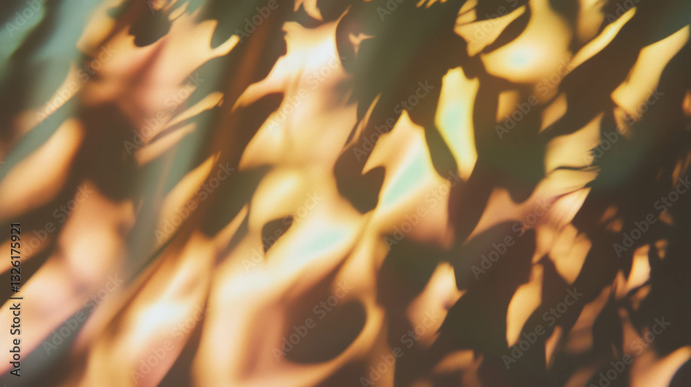 Fototapete ambient lighting with shadow patterns and abstract chaos for creative design