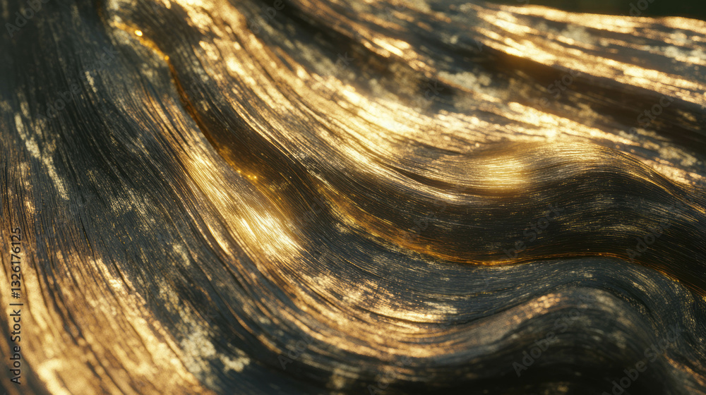 Poster abstract texture of verawood with luster and chaotic flow for artistic design